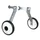 STABILISER-TO SUIT DISABLED BIKES FROM 16-24"- REINFORCED PLASTIC WHEELS (PAIR)
