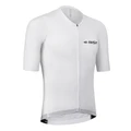 MAILLOT GIST HOMME PODIUM MANCHES COURTES ZIP TOTAL BLANC S -5359
