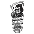 STICKER LETHAL THREAT MINI CHEATING DEATH (60x80mm)