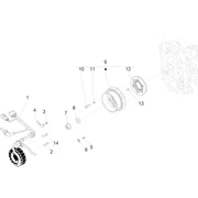 Volant magnetique