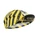 CYCLING CAP - "RESPECT DISTANCE" BLACK/YELLOW