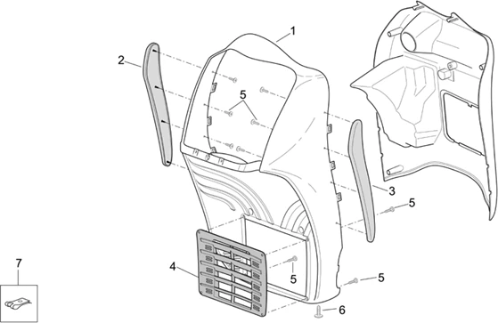 Carrosserie av. - Tablier AV.