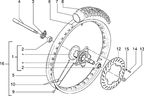 Roue AV.