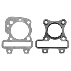 JOINT HAUT MOTEUR SCOOT ADAPTABLE PIAGGIO 50 ZIP S 4T 2018>, LIBERTY 3V 4T 2017>, VESPA PRIMAVERA 4T 2017> (3 SOUPAPES) (POCHETTE DE 3 JOINTS) -P2R