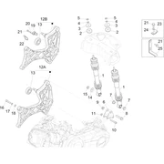 Suspension arrière - Amortisseur/s