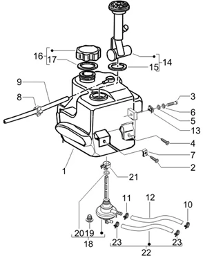 Réservoir carburant