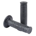 REVETEMENT POIGNEE DOMINO MOTO OFF ROAD A260 GRIS ANTHRACITE CLOSED END 120mm (PAIRE)