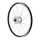 ROUE VTT 20" ER10 AVANT ALU NOIRE MOYEU SHIMANO DYNAMO AXE PLEIN DH-C3000 6V/3W JANTE 19C (POUR ECLAIRAGE AVANT ET ARRIERE) - COMPATIBLE V-BRAKE
