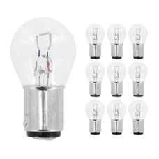 AMPOULE/LAMPE STANDARD 12V 21W CULOT BA15d NORME 1142 GRAISSEUR BLANC (BOITE DE 10) -FLOSSER