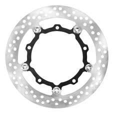 DISQUE DE FREIN ADAPTABLE YAMAHA 500 TMAX 2004>2007 AV, 530 TMAX 2012>2016 AV (EXT 267mm - INT 132mm - 5 TROUS) -P2R