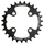 PLATEAU VTT 4BRA D.64 POUR SRAM XO+SHIMANO (SAUF XT/XTR) STRONGLIGHT DOUBLE 27DTS INTERIEUR NOIR NON FILETE 10V. - EPAISSEUR 3.5mm