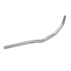 HANDLEBAR- FOR URBAN BIKE- P2R -ALUMINIUM SILVER Ø25,4 HALF-RAISED 3cm W590mm