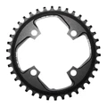 CHAINRING FOR MTB-FOR SINGLE- 38T. Ø94 BLACK -ALUMINIUM- 7075 STRONGLIGHT -4 ARMS- for SRAM X01- Thickness 5 mm