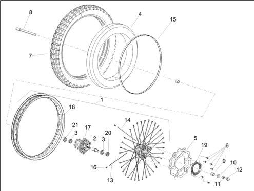 Roue avant