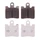BRAKE PADS SET (4 pads) CL BRAKES FOR YAMAHA 1300 FJR 2006> Front / TRIUMPH 1215 TROPHY 2012>2014 Front  (1175 XBK5 SPORT SINTERED)