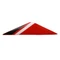 DECAL- ON HEADLIGHT FAIRING "PIAGGIO GENUINE PART" 50 GILERA SMT/RCR 2013> WHITE/RED -2H000913