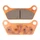 PLAQUETTE DE FREIN CL BRAKES POUR HARLEY-DAVIDSON 1200 FLH 1980>, 1340 FLH 1981>, 1340 FLT 1980>1985, 1340 FLHT 1984>  AR (1 JEU DE 2 PLAQUETTES) (2702 RX3 CUSTOM METAL FRITTE)