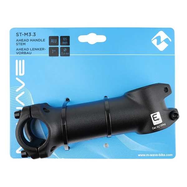 Potence VTT/VTC Réglable 31,8mm Noir - Longueur 110mm Pour Pivot 1'1-8