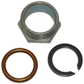 ECROU D'ECHAPPEMENT CYCLO ADAPTABLE MBK 51 AVEC JOINT/BAGUE + RONDELLE -SELECTION P2R