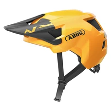 CASQUE VELO ENFANT VTT/BMX ABUS YOUDROP ICON VELOURS JAUNE TAILLE S (48-55cm) REGLAGE MOLETTE