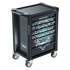 SERVANTE D'ATELIER WERA 9700 TOOL REBEL (SET 94 PIECES) -MARQUE ALLEMANDE POUR LES ATELIERS