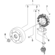 Volant magnetique