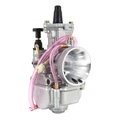 CARBURATEUR TYPE PWK 28 SILVER A BOISSEAU PLAT AVEC POWER JET + STARTER TIRETTE -P2R