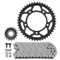 KIT CHAINE ADAPTABLE YAMAHA 900 MT-09 2021> 525 16x45 (DIAM COURONNE 110/130/10.5) (DEMULTIPLICATION ORIGINE) -JT SPROCKETS/DID