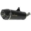 POT MAXISCOOTER LEOVINCE SBK NERO POUR PEUGEOT 400 METROPOLIS 2013>2016 (COUPELLE CARBONE) (SANS CATALYSEUR) (HOMOLOGUE CE)  -REF 14019-