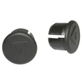 HANDLEBAR END PLUG- FOR ROAD BIKE- VELOX BLACK (PAIR ON CARD)
