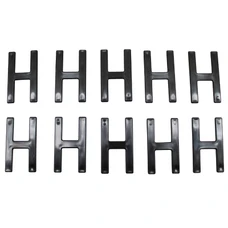 LETTER FOR LICENSE PLATE TIFLEX ALUMINIUM MOTORBIKE/SCOOTER  45mm  H  (SOLD PER 10)
