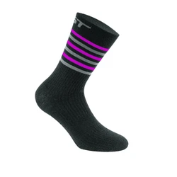 CHAUSSETTES / SOCQUETTES HIVER GIST CLIMATIC NOIR/VIOLET 44/47 (PAIRE) ANTIBACTERIEN -5874