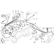 Circuit electrique arrière