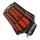 FILTRE A AIR REPLAY HEXAGONAL NOIR MOUSSE ROUGE FIXATION COUDEE 45° DIAM 35/28