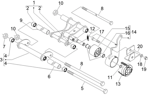 Bras oscillant