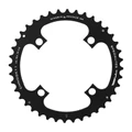 CHAINRING FOR MTB - 4 Arms- DOUBLE/TRIPLE 40T.Ø 104 -OUTER- CHINOOK ALUMINIUM BLACK- TA FOR SHIMANO / SRAM / RACE FACE / FSA 10/11 SPEED-.. COMPATIBLE IN MID POSITION FOR TRIPLE
