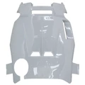 WHEEL ARCH FOR SCOOT MBK 50 NITRO 1997>2012/YAMAHA 50 AEROX 1997>2012 - GLOSS WHITE