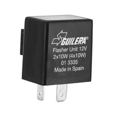 FLASHER UNIT FOR 50cc MOTORBIKE PEUGEOT 50 XPS, XP7, XR7 (12V - 2(4)x10 - 3 PLUGS)   -GUILERA ORIGINAL-