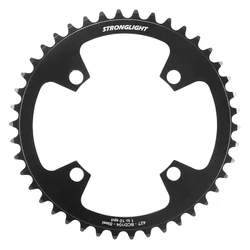 PLATEAU VAE/E-BIKE 4BRA D.104 POUR BOSCH / BROSE / YAMAHA / BAFANG / SHIMANO /SRAM STRONGLIGHT 38DTS MONO NOIR ACIER 10/9/8V.