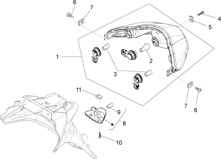 Eclairages arrière - Clignotants