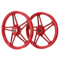JANTE/ROUE CYCLO 17" TYPE BERNARDI POUR PEUGEOT 103 MVL, VOGUE ROUGE (VENDU PAR PAIRE) -SELECTION P2R
