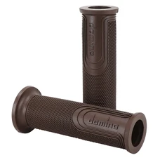 GRIP -  DOMINO ORIGINAL- ON ROAD 6274 STYLE Brown OPEN END 120mm (PAIR)
