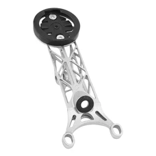 SUPPORT GPS / COMPTEUR 3D TITANE FIXATION POUR CINTRE BIG ROCK GENERATION 2 COMPATIBLE GARMIN 1050 12.5 g (LIVRE AVEC SUPPORT GARMIN, BRYTON, WAHOO) -NEWTON