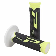 GRIP- PROGRIP OFF ROAD 788 TRIPLE DENSITY SPECIAL EDITION  FLUO YELLOW/BLACK/WHITE 115mm (PAIR) (CROSS/MX)