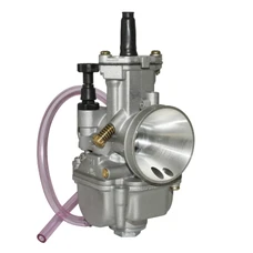 CARBURATEUR TYPE PWK 21 SILVER A BOISSEAU PLAT  -QUALITE PREMIUM-  -P2R-