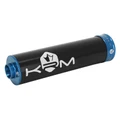 SILENCIEUX 50 A BOITE KRM PRO RIDE ALU NOIR/BLEU (MONTAGE UNIVERSEL PASSAGE A DROITE)