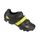 MTB CYCLING SHOE- GES VANTAGE2 BLACK/FLUO YELLOW EURO 43 TRIPLE HOOK AND LOOP STRAPS- COMPATIBLE SPD (PAIR)