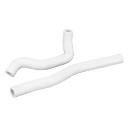 DURITE DE REFROIDISSEMENT D'EAU 50 A BOITE POUR RIEJU 50 MRT/BETA 50 RR/SHERCO 50 SM SILICONE BLANC (LIVREE PAR 2) -P2R