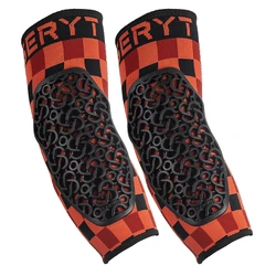 PROTECTION COUDIERES VTT SERYT FLOW CHECKER ANTIBACTERIEN, ANTIDERAPANTE, SANS COUTURE DAMIER ROUGE/NOIR S (VENDU A LA PAIRE) 250 g -CE EN 1621.1 NIVEAU 2