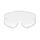 ECRAN MASQUE/LUNETTES CROSS PROGRIP POUR MODELE 3309 TR RAPID TRANSPARENT - ANTI-BUEE/ANTI-RAYURES/ANTI-U.V.